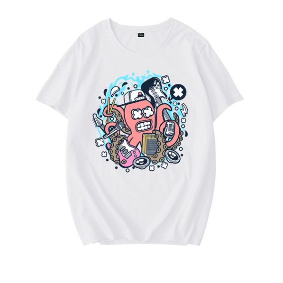 Rock Octopus White T-shirt